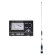 PNI ML75 CB antenni, 75 cm, 300 W, taitettava ja PNI SWR-300 heijastusmittari SWR-mittaukseen, musta - Radiopuhelimet ja megafonit - 5949066540295 - 1