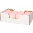 Pöytäkynttilä vaaleanpunainen 5x7cm 8 kpl - Kynttilät ja lyhdyt - 6410416300115 - 3