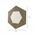 Pronssipeili 60x70 cm - Säädettävä ja Ekologinen Flotal-E Peili, 100% Melamiinipinnoitettu, Helppo Asennus - Peilit - 8684282439295 - 11