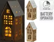 Puutalo 18 cm LED - Valokoristeet ja valohahmot - 8720573697965 - 1