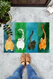 PVC-kynnysmatto, monivärinen, 40 x 60 cm, kestävä, liukumaton - Kynnysmatot ja kuramatot - 8682870508415 - 1