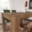 Ruokapöytä, Pähkinä, 100% Melamiinipinnoitettu Lastulevy, 18 mm, 120x78x80 cm, Tyylikäs ja Kestävä - Ruokapöydät - 8681875037425 - 4