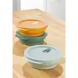 Säilytyslaatikko-setti (3 osaa), monivärinen, 18,5 x 20 x 6 cm, kestävä, BPA-vapaa - Muovilaatikot ja säilytyslaatikot - 8684282978145 - 2