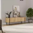 Sapphire Oak TV-taso - 160x45,6x31,4 cm - 100% Melamiinipinnoitettu - Tyylikäs ja Kestävä Säilytysratkaisu - TV-tasot - 8684283501625 - 6