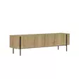Sapphire Oak TV-taso - 160x45,6x31,4 cm - 100% Melamiinipinnoitettu - Tyylikäs ja Kestävä Säilytysratkaisu - TV-tasot - 8684283501625 - 7