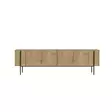 Sapphire Oak TV-taso - 160x45,6x31,4 cm - 100% Melamiinipinnoitettu - Tyylikäs ja Kestävä Säilytysratkaisu - TV-tasot - 8684283501625 - 1