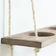 Seinähylly 100% Kuusipuuta, Pähkinänvärinen, Käsintehty, 60x13x1,3 cm, Helppo Asennus, Skandinaavinen Tyyli - Seinähyllyt - 8681875395105 - 5