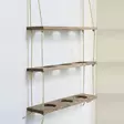 Seinähylly 100% Kuusipuuta, Pähkinänvärinen, Käsintehty, 60x13x1,3 cm, Helppo Asennus, Skandinaavinen Tyyli - Seinähyllyt - 8681875395105 - 4