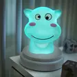 SILLY HIPPO LED yövalo virtahepo sininen - Yövalot - 8712412676545 - 53