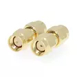 SMA-adapteri | SMA RP uros | SMA uros | Kullattu | 50 Ohm | Suora | PVC | Kulta | 2 kpl | Laatikko - Nedis tuotteet - 5412810425495 - 1