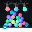 SmartLife-koristevalot | Partylight | Wi-Fi | RGB / Valkoinen | 20 LED's | 10.0 m | Android / IOS | Polttimon halkaisija: 50 mm - Koristevalot - 5412810404315 - 1