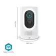 SmartLife Ulkokamera | Spotlight | 3MP Full HD 1296p | IP65 | Maks. akunkesto: 6 Kuukautta | MicroSD (ei sisälly) / Pilvipalvelutallennus (valinnainen) | 5 V DC | Liiketunnistin | Yökuvaus | Valkoinen - Ulkokamerat - 5412810471355 - 55