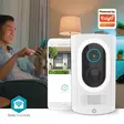 SmartLife Ulkokamera | Spotlight | 3MP Full HD 1296p | IP65 | Maks. akunkesto: 6 Kuukautta | MicroSD (ei sisälly) / Pilvipalvelutallennus (valinnainen) | 5 V DC | Liiketunnistin | Yökuvaus | Valkoinen - Ulkokamerat - 5412810471355 - 52