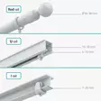 SmartLife Verho Robotti | I-Kisko / Sauvakisko / U-Kisko | Verhot | Paristokäyttöinen / USB Virta | 4000 mAh | Bluetooth® | Valkoinen - Muu automaatio ja etäohjaus - 5412810470105 - 56