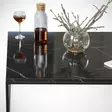 Sohvapöytä - Musta Valkoinen, 100% Melamiinipinnoitettu Lastulevy, 18 mm, Metallijalat, 75x43x75 cm, 1 Paketti - Sohvapöydät - 8681875560015 - 6