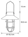 Solarlyhty Logan 18 cm musta - Aurinkokennovalaisimet - 6435200312785 - 3