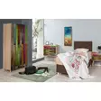 Sonoma Oak Vaatekaappi - 100% Melamiinipinnoitettu, UV-suojattu, Hornbeam-jalat, Metalli- ja Köysikahvat, 90x192x52 cm - Vaatekaapit - 8681875341195 - 2