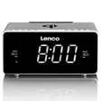 Stereo FM Clock Radio USB ja Qi langaton älypuhelimen lataus Silver - Kellot - 8711902036845 - 10