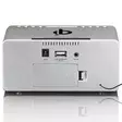 Stereo FM Clock Radio USB ja Qi langaton älypuhelimen lataus Silver - Kellot - 8711902036845 - 20