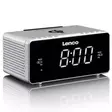 Stereo FM Clock Radio USB ja Qi langaton älypuhelimen lataus Silver - Kellot - 8711902036845 - 25
