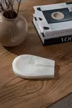 Thassos Marmori Lusikkateline - Tyylikäs ja Kestävä Keittiöväline, Valkoinen, 18x12,5x2 cm, Helppo Puhdistaa - Aterimet ja ottimet - 8684283056385 - 4