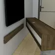 TV-taso, 160 cm, Pähkinä, 100% Lastulevy, Useita Hyllyjä, Kiinnitettävä Seinä, 29,6 cm Korkeus, 31,4 cm Syvyys - TV-tasot - 8684283208715 - 4