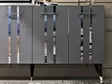 Tyylikäs ja Kestävä Konsoli: Anthracite Hopea, 100% Melamiinipinnoitettu, 150x80x40 cm, 2 Pakettia, 18 mm Paksuus - Lipastot ja senkit - 8683742469315 - 5