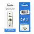 Upotettu pääsypainike SilverCloud PB303, NO/COM lähtöliitin, max. 12V/24V 3A, ruostumaton teräs - PNI tuotteet - 5949066502835 - 9