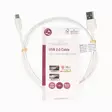USB kaapeli | USB 2.0 | USB-A Uros | USB-C Uros | 15 W | 480 Mbps | Niklattu | 1.00 m | Pyöreä | PVC | Valkoinen | Label - Nedis tuotteet - 5412810481125 - 66