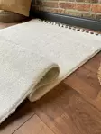 Valkoinen Antibakteerinen Polyesterimatto 80x150 cm - Konepestävä, 1,5 cm Paksuus, 750 gr/m², Tyylikäs ja Kestävä - Pienet matot ja käytävämatot - 8684282513735 - 3