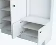 Valkoinen Hall Stand - 100% Melamiinipinnoitettu, 1 Laatikkoinen, Monikäyttöinen Ripustusteline, Kiinnitettävä Seinään - Eteiskaapit - 8681875885255 - 8