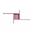 Violetti Seinä Hylly 100% Melamiinipinnoitettu Lastulevy 100x50x18 cm - Kestävä ja Tyylikäs Sisustusratkaisu - Seinähyllyt - 8684282333425 - 3