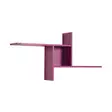 Violetti Seinä Hylly 100% Melamiinipinnoitettu Lastulevy 100x50x18 cm - Kestävä ja Tyylikäs Sisustusratkaisu - Seinähyllyt - 8684282333425 - 1