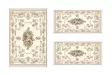 Ylellinen Monivärinen Matto 3-osainen Setti - 100% Polyesteri, Konepestävä, Antibakteerinen, 80x150cm & 60x100cm - Pienet matot ja käytävämatot - 8683342001205 - 1