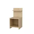 Yöpöytä, tammi, kestävä, tyylikäs, kompakti - Yöpöydät - 8683743120055 - 1