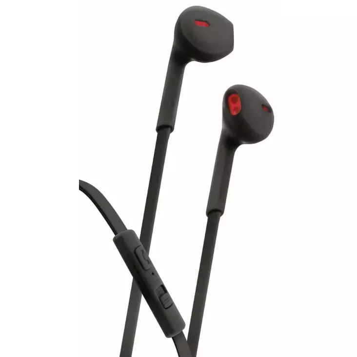 4-OK kuulokkeet metal series mic + vol 3.5mm musta - Nappikuulokkeet - 8428728095795 - 1