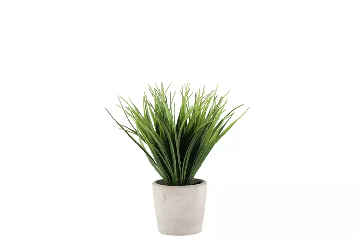 4Living Ruoho betoniruukussa 25 cm - Kukka-amppelit ja maljakot - 6410416030685 - 1