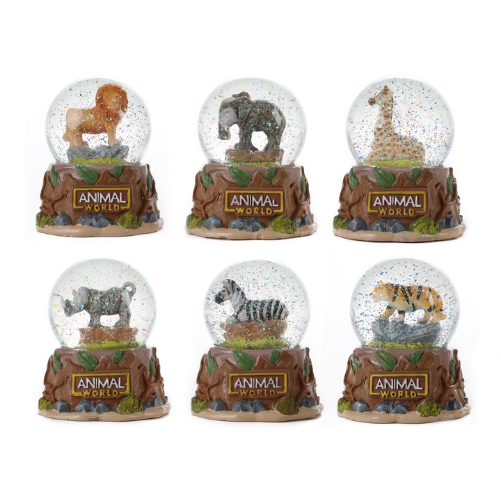 Animal World lumihilepallo - Eläinhahmot - 8714627004205 - 1