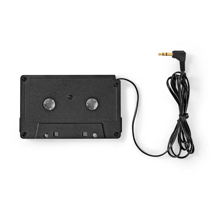 Aux Kasettisovitin Autoon | 3.5 mm | Kaapelin pituus: 1.00 m | Musta - Autosoittimet - 5412810309115 - 1