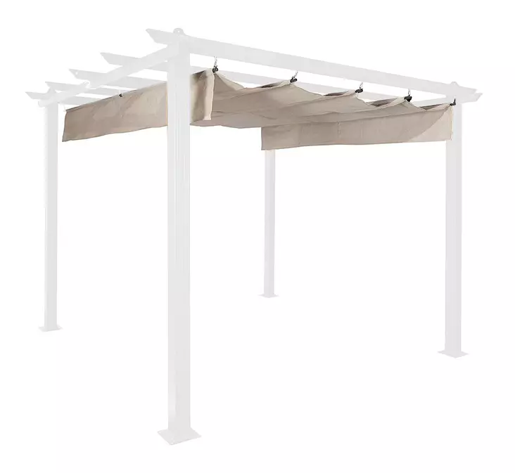 Green Land vaihtokangas pergolaan 3x4m, beige - Paviljongit ja pergolat - 6438014303475 - 1