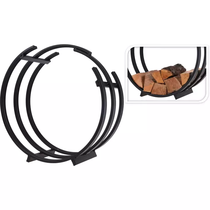 Halkoteline 54 cm Metalli - Takat ja kaminat - 8719987119965 - 1