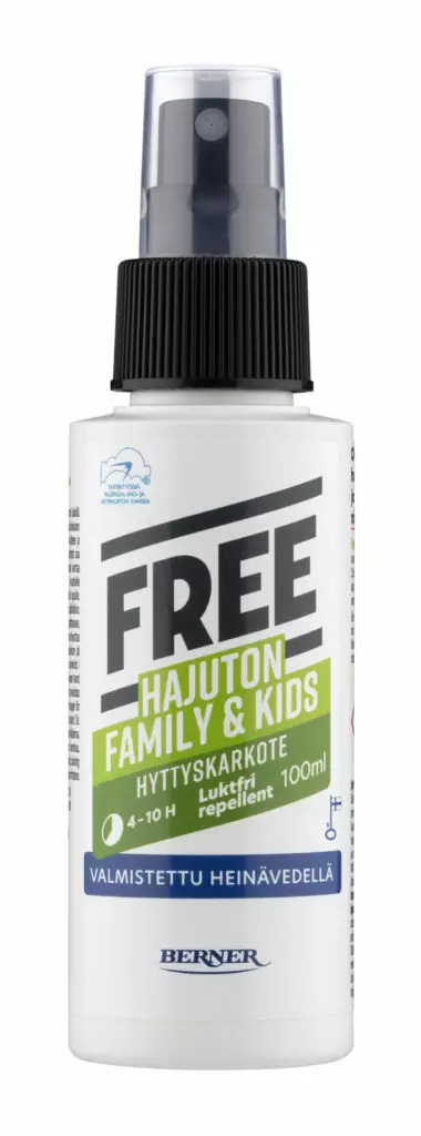 Hyttyskarkoite Famiy & Kids hajuton=20 - Hyttysansat ja -karkottimet - 6414505162905 - 1