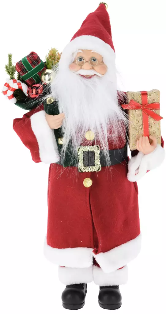 Joulupukki ja lahjat 57cm - Joulukoristeet ja -tekstiilit - 8720573335065 - 1