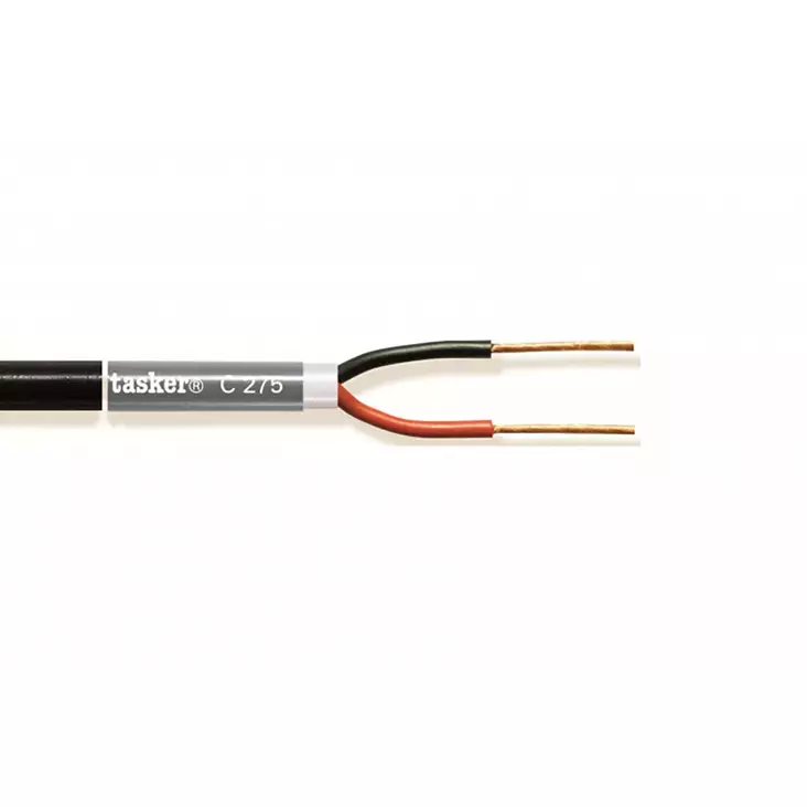 Kaiutinkaapelikela 2x 1.50 mm² 100 m Musta - Audiokaapelit - 8010246014435 - 10