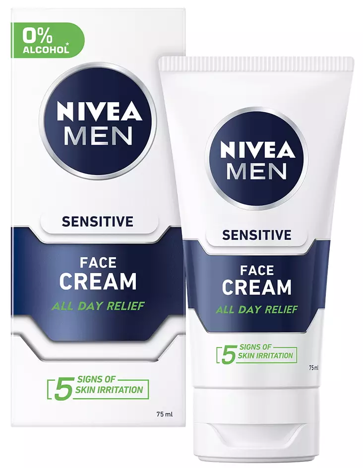 Kasvovoide nivea men sensitive 75ml - Miesten Kasvovoiteet ja ihonpuhdistus - 4005808224135 - 1