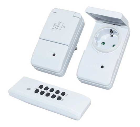 Kauko-ohjattava pistorasia 2-osainen - Ajastimet & kauko-ohjattavat pistorasiat - 6438140935625 - 1