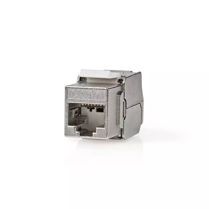 Keystone | CAT7 / Keystone | RJ45 Naaras | S/FTP | Metalli | Laatikko - Tietokone ja verkko - 5412810424825 - 1