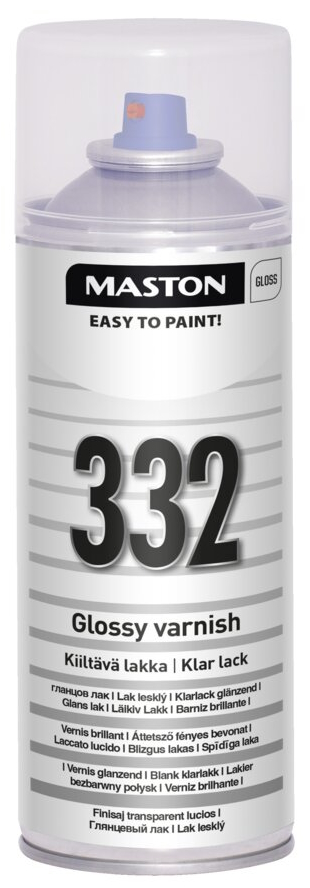 Kiilt=C3=A4v=C3=A4 lakka Maston 100 332 400 ml - Spraymaalit - 6412491003325 - 1