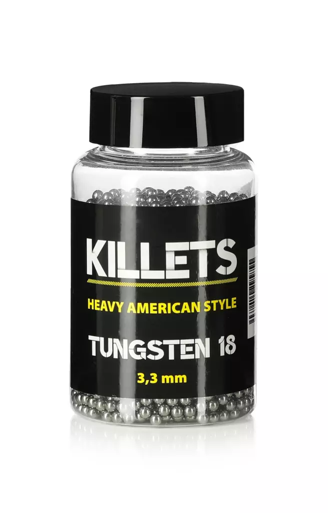 Killets 1 kg 3,3 mm Tungsten18 hauli - Metsästystarvikkeet - 6438014295855 - 1