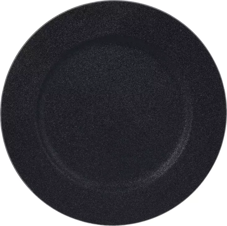 Koristelautanen 33cm glitter musta - Koristeet, koriste-esineet - 8719987680175 - 1